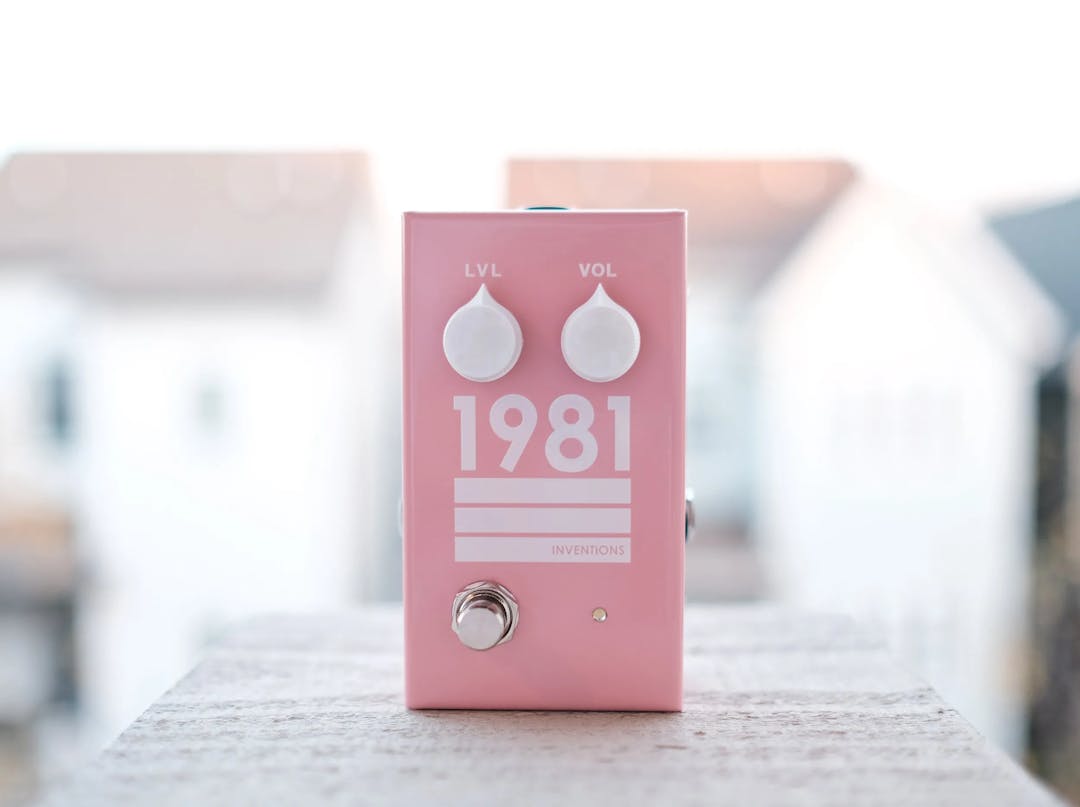 LVL PINK Guitar Pedal By 1981 Inventions