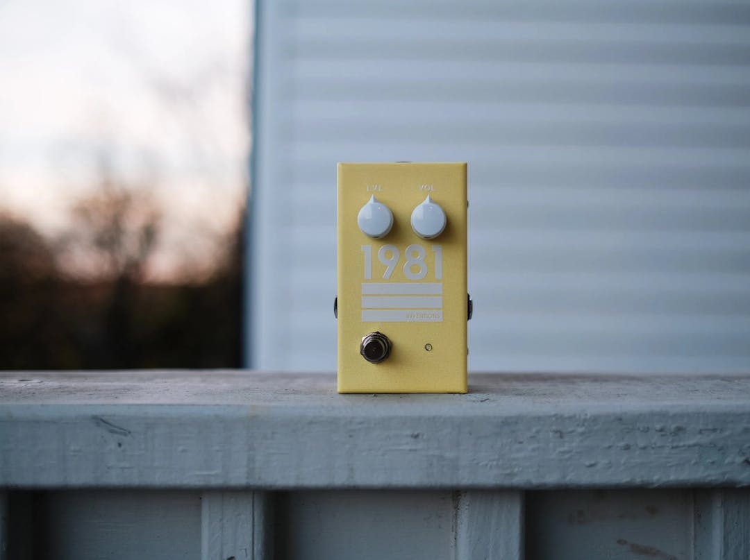 LVL YELLOW Guitar Pedal By 1981 Inventions