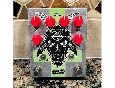 Hail Satan Deluxe Guitar Pedal By Abominable Electronics