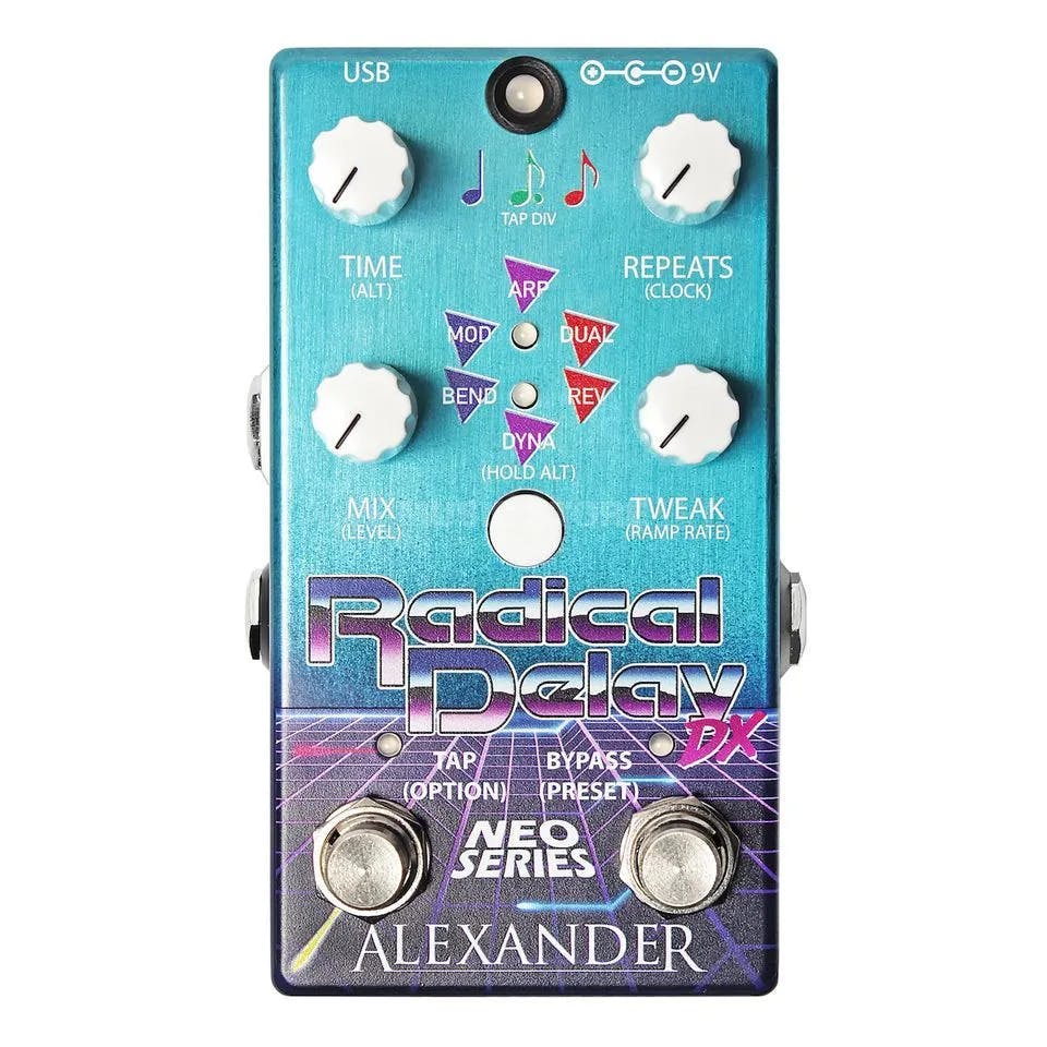 Radical Delay DX Guitar Pedal By Alexander Pedals