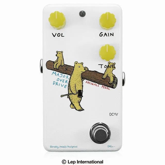 Major Overdrive Guitar Pedal By Animals Pedal