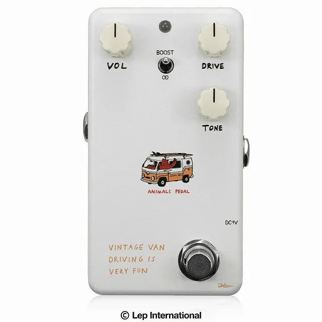 Vintage Van Driving is Very Fun Overdrive Guitar Pedal By Animals Pedal