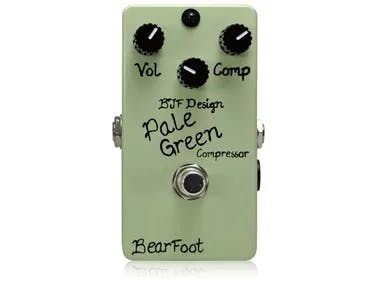 Pale Green Compressor Guitar Pedal By Bearfoot FX
