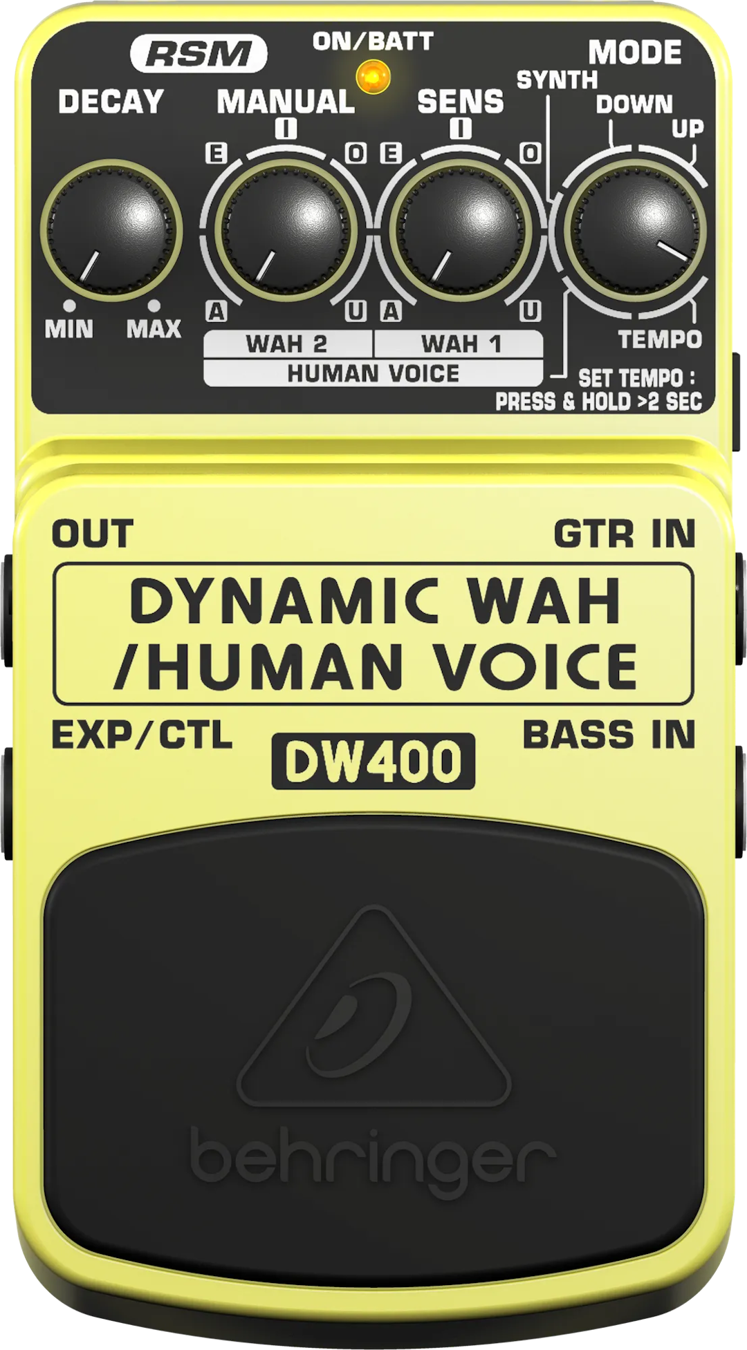 DW400 Dynamic Wah Guitar Pedal By Behringer