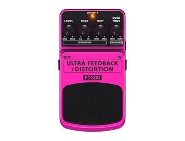 FD300 Ultra Feedback/Distortion Guitar Pedal By Behringer