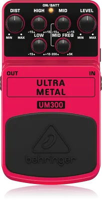 UM300 Ultra Metal Guitar Pedal By Behringer