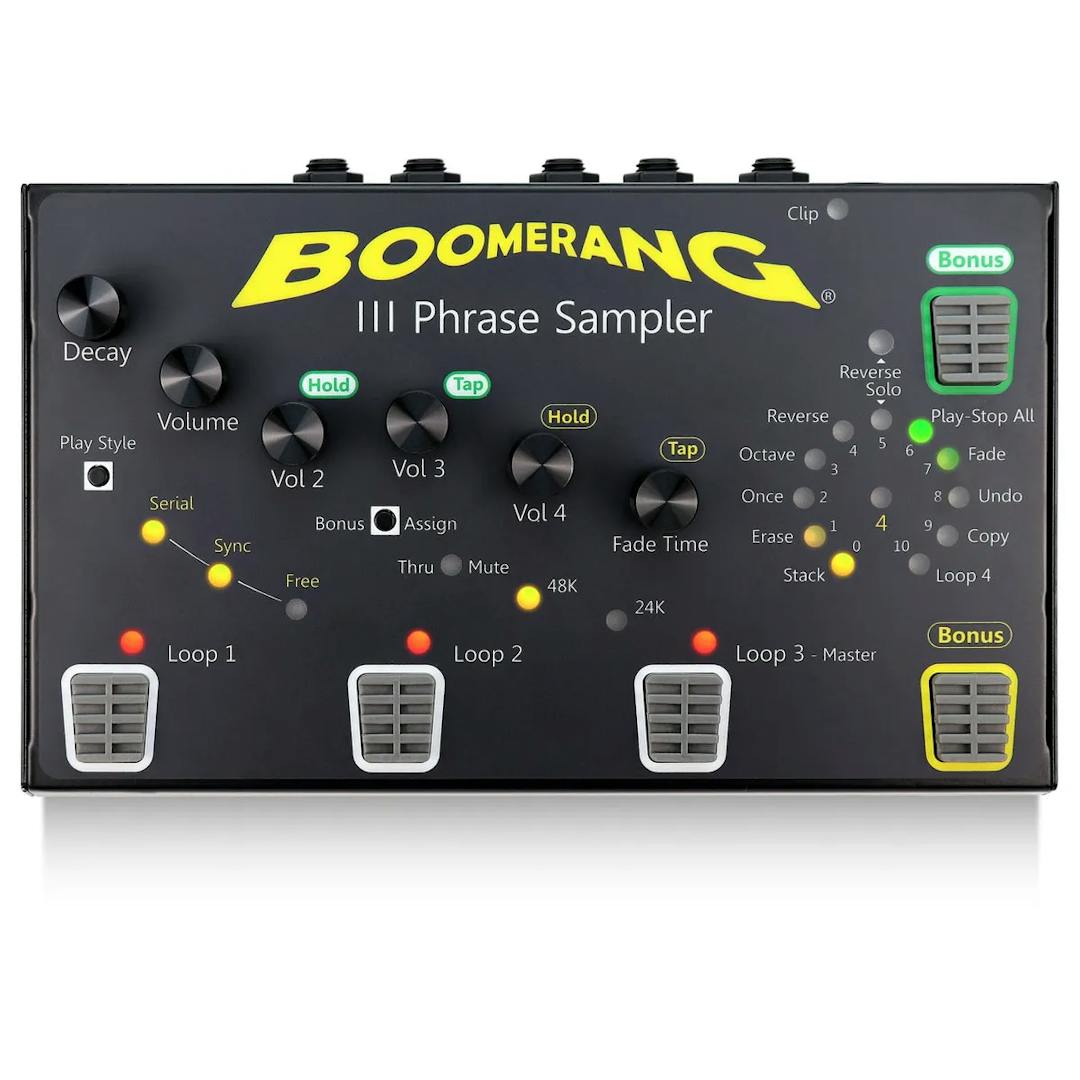 III Phrase Sampler Guitar Pedal By Boomerang