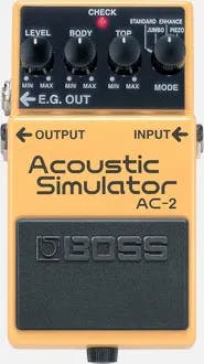 AC-2 Acoustic Simulator Guitar Pedal By BOSS