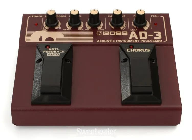 AD-3 Acoustic Instrument Processor Guitar Pedal By BOSS