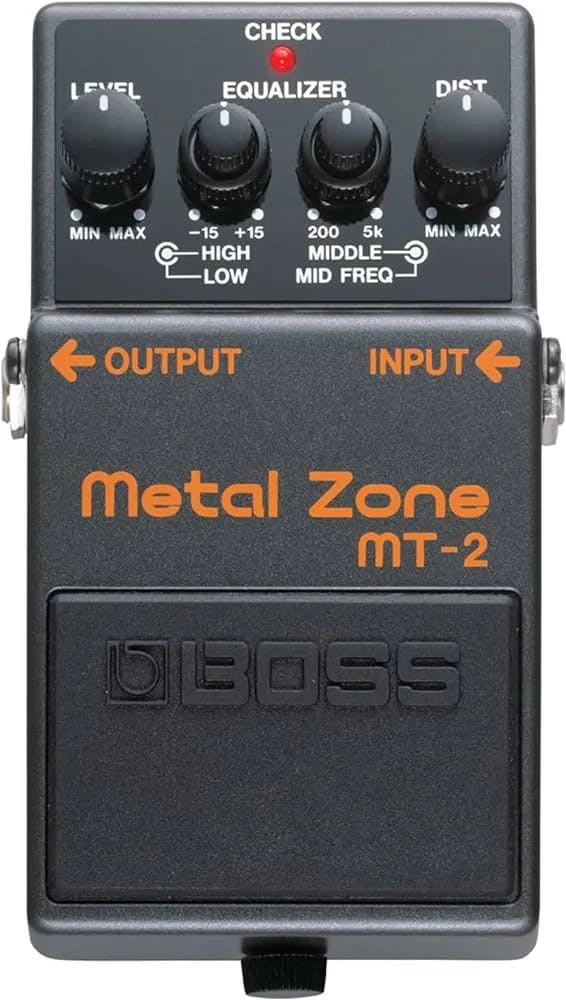MT-2 Metal Zone Guitar Pedal By BOSS