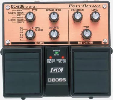 OC-20G Poly Octave Guitar Pedal By BOSS