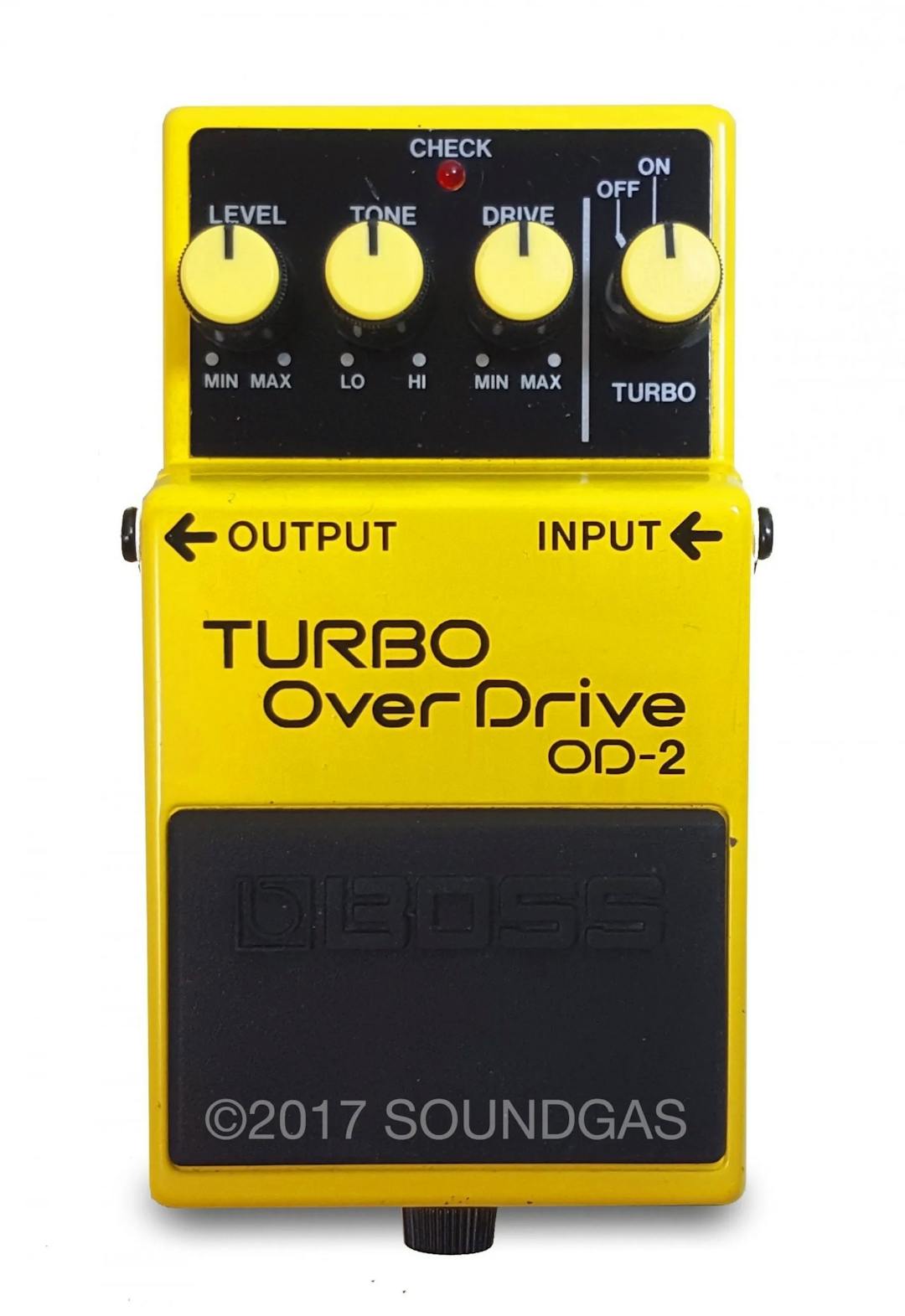 OD-2 Turbo OverDrive Guitar Pedal By BOSS