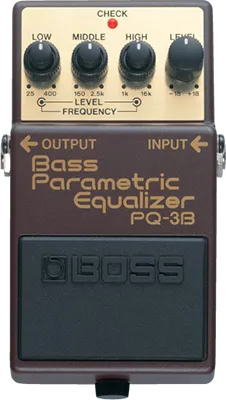 PQ-3B Bass Parametric Equalizer Guitar Pedal By BOSS