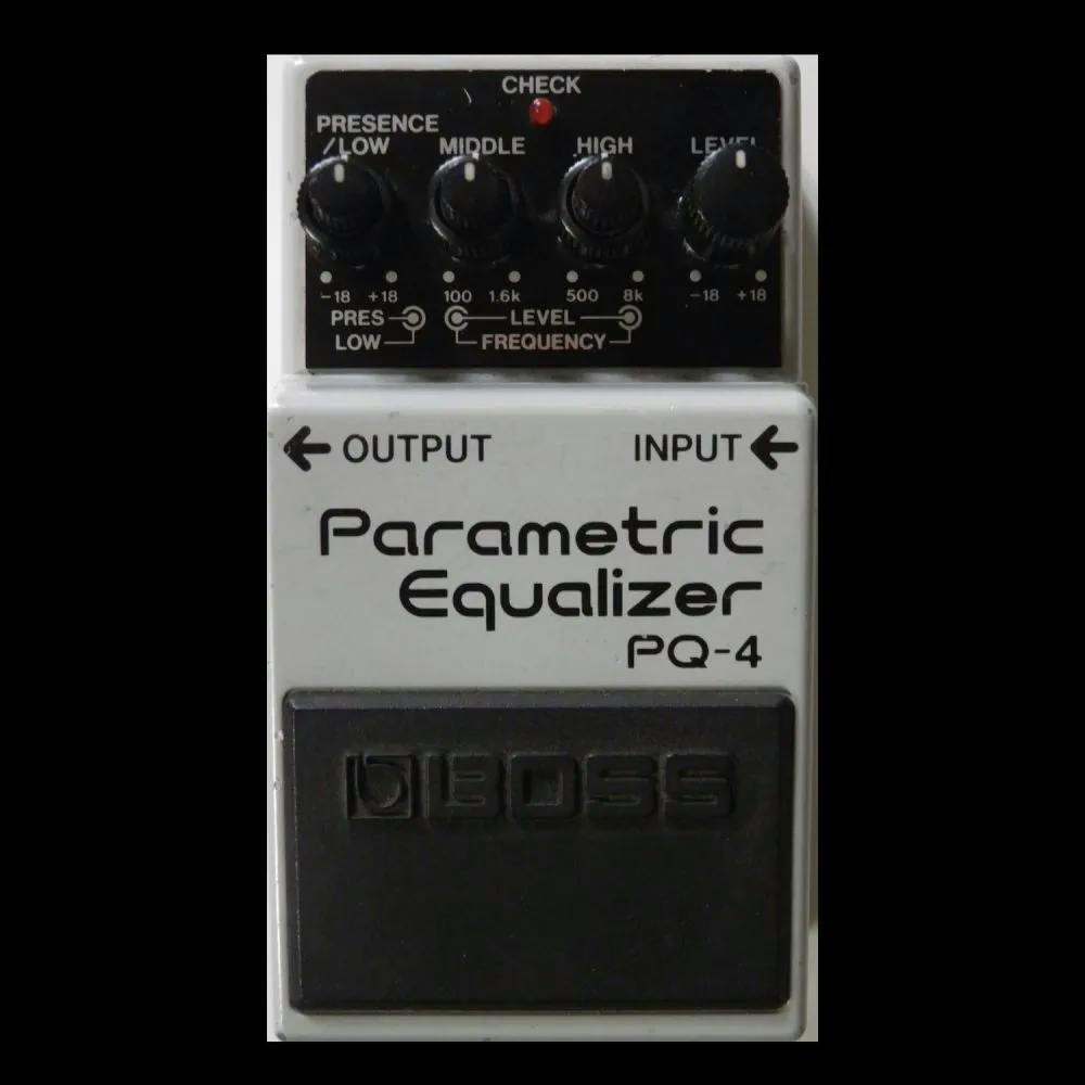 PQ-4 Parametric Equalizer Guitar Pedal By BOSS