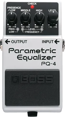 PQ-4 Parametric Equalizer Guitar Pedal By BOSS