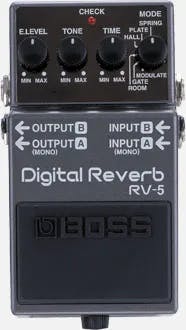 RV-5 Digital Reverb Guitar Pedal By BOSS