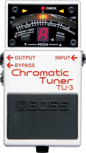 TU-3 Chromatic Tuner Guitar Pedal By BOSS