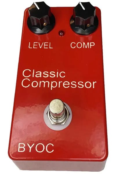 Classic Compressor Guitar Pedal By BYOC