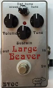 Large Beaver Guitar Pedal By BYOC