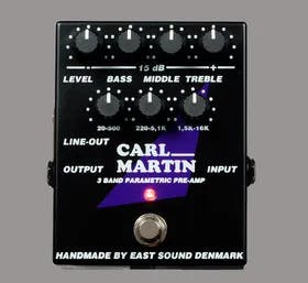3 Band Parametric Pre-Amp Guitar Pedal By Carl Martin