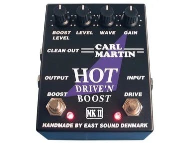 Hot Drive 'n' Boost mk2 Guitar Pedal By Carl Martin
