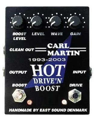 Hot Drive'n Boost Guitar Pedal By Carl Martin