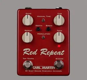 Red Repeat Guitar Pedal By Carl Martin