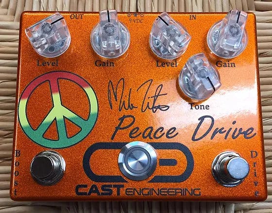 Mike Zito Peace Drive Guitar Pedal By Cast Engineering
