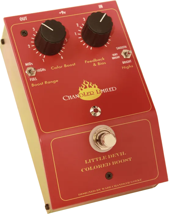 Little Devil Colored Boost Guitar Pedal By Chandler Limited