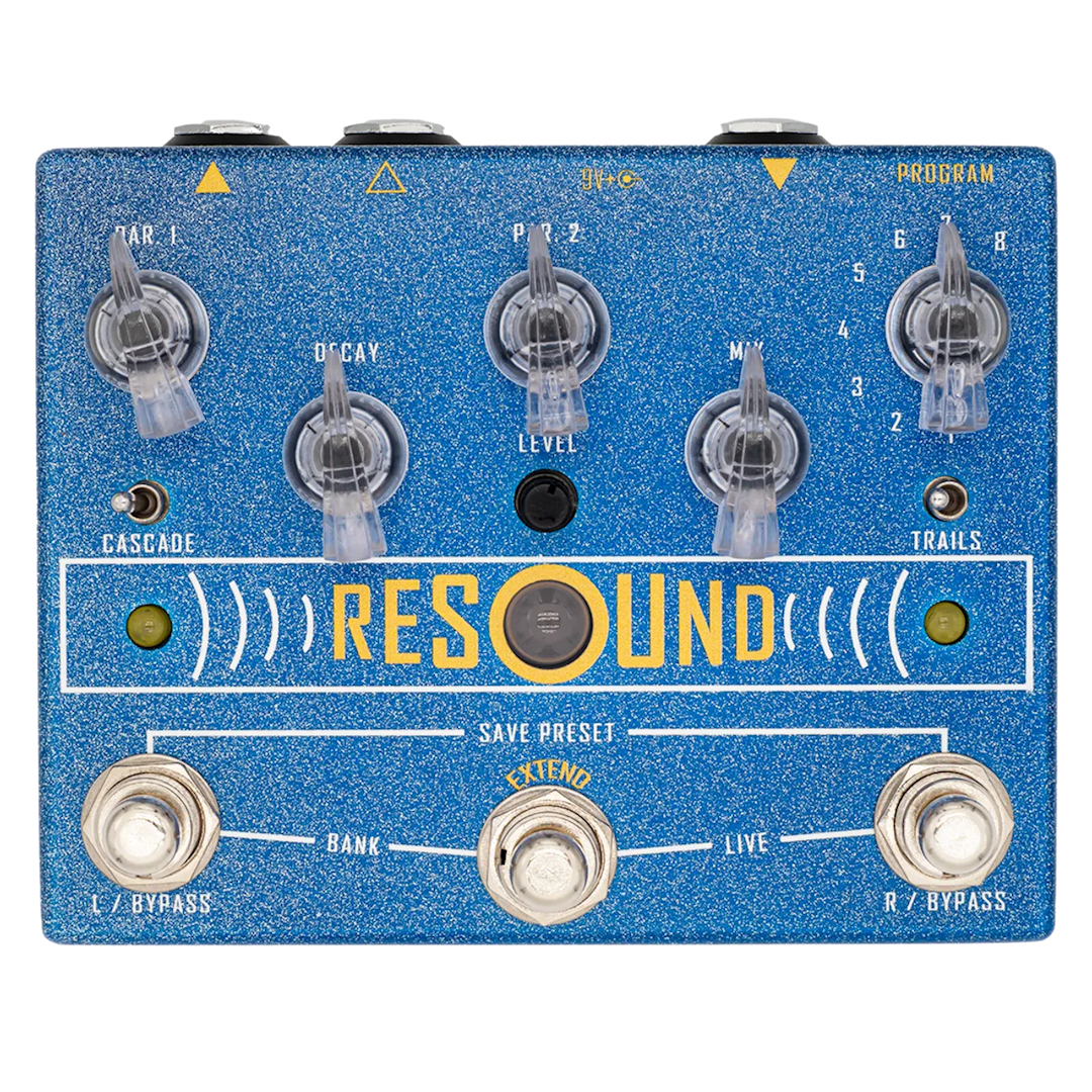 Resound Reverb Guitar Pedal By Cusack Music