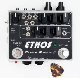 Ethos Clean II Preamp Guitar Pedal By Custom Tones