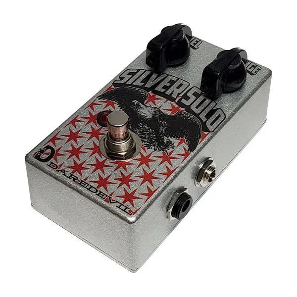 Silver Solo Boost Guitar Pedal By Daredevil Pedals