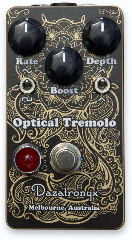 Optical Tremolo Guitar Pedal By Dazatronyx