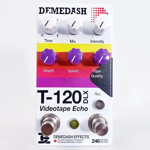 T-120 Videotape Echo Guitar Pedal By Demedash Effects