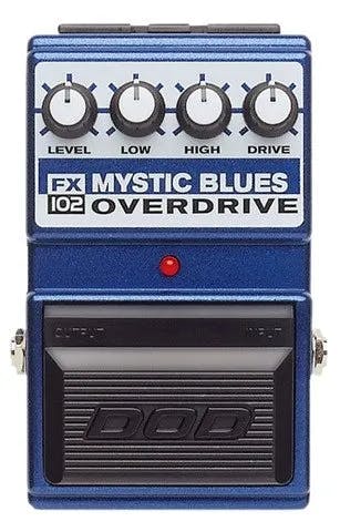 FX102 Mystic Blues Overdrive Guitar Pedal By DOD