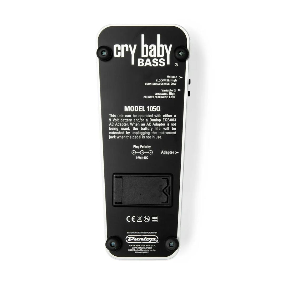 Cry Baby Bass Wah Guitar Pedal By Dunlop