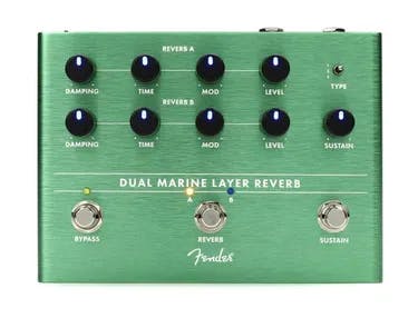 Dual Marine Layer Reverb Guitar Pedal By Fender