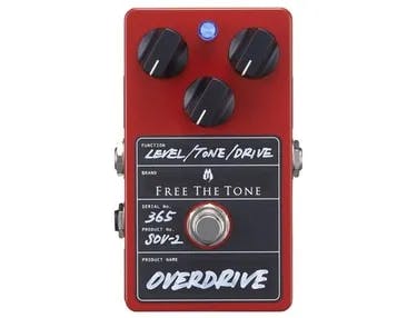 Custom SOV-2 Overdrive Guitar Pedal By Free The Tone