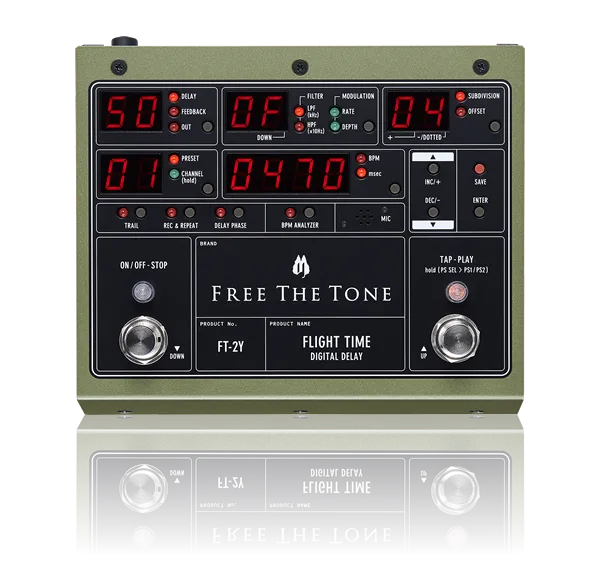 FLIGHT TIME FT-2Y Guitar Pedal By Free The Tone