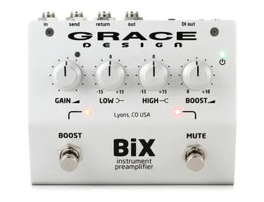 BiX Acoustic Preamp Guitar Pedal By Grace Design
