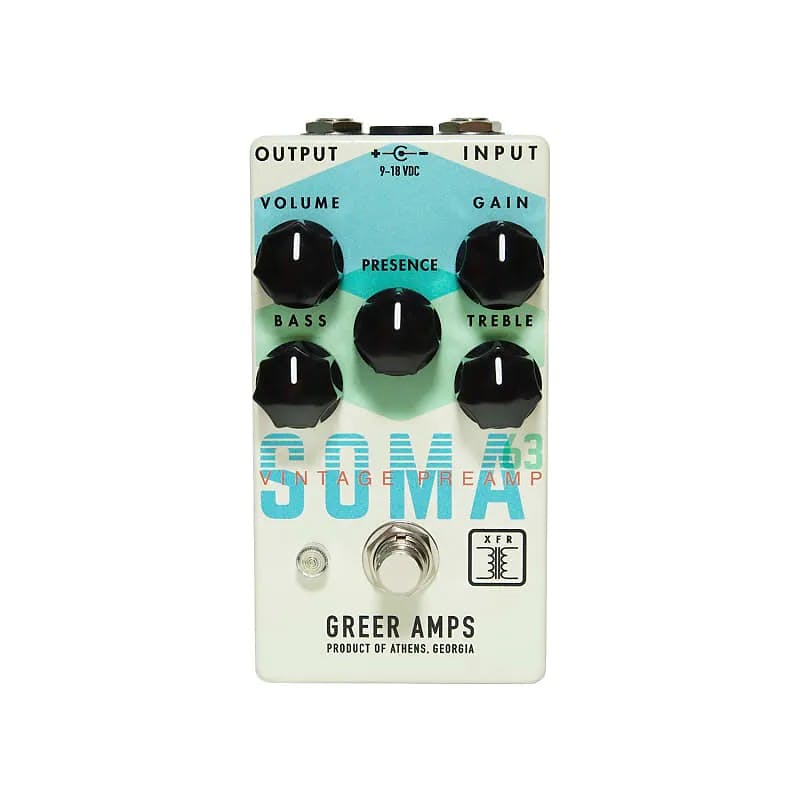 Soma 63 Vintage Preamp Guitar Pedal By Greer Amps
