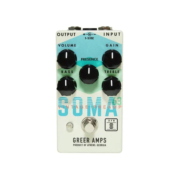 Soma 63 Vintage Preamp Guitar Pedal By Greer Amps