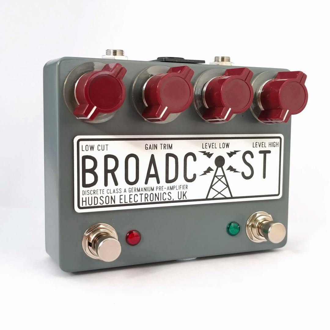 Broadcast Dual Footswitch Guitar Pedal By Hudson Electronics