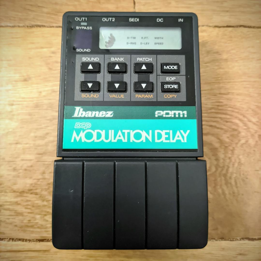 PDM1 Modulation Delay Guitar Pedal By Ibanez