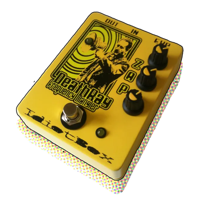 Death Ray Frequency Mangler Guitar Pedal By IdiotBox Effects