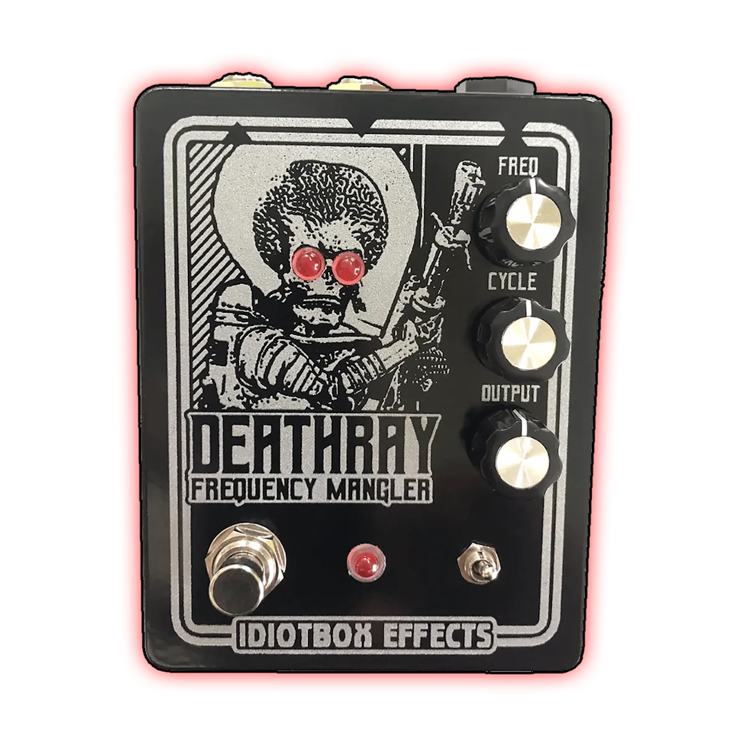 Death Ray Frequency Mangler Guitar Pedal By IdiotBox Effects