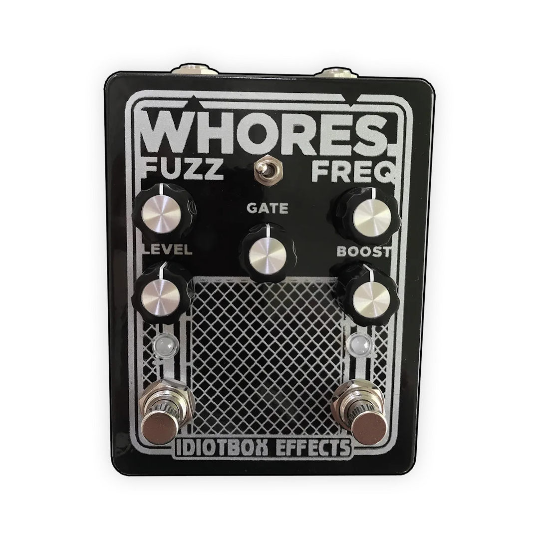 Whores. Fuzz Freq Guitar Pedal By IdiotBox Effects