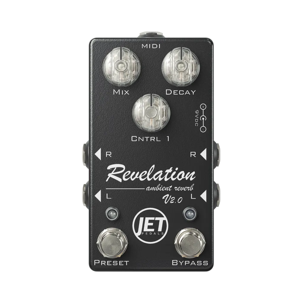 Revelation Reverb V2 Guitar Pedal By JET Pedals