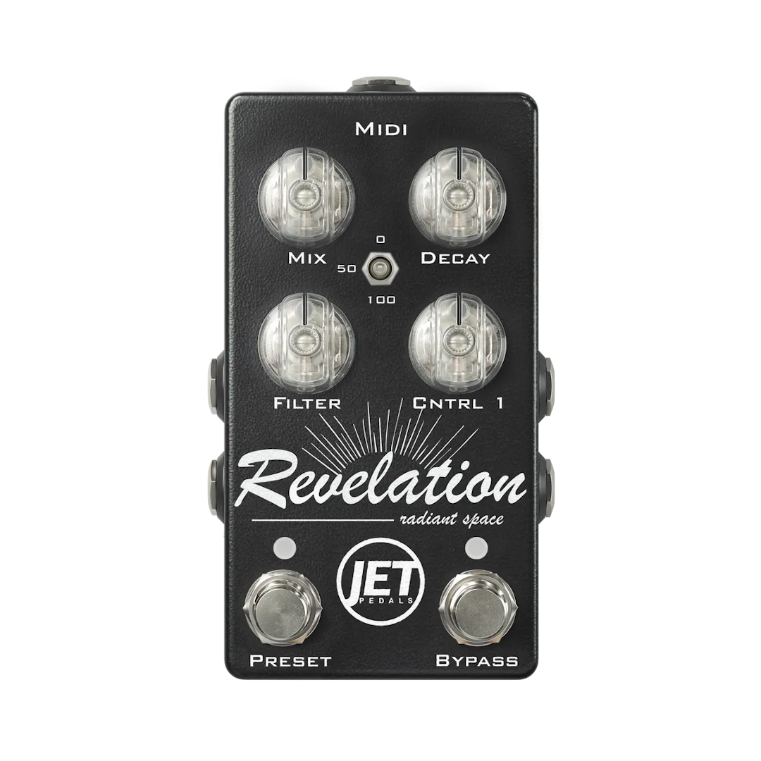 The Jet Revelation Reverb Guitar Pedal By JET Pedals