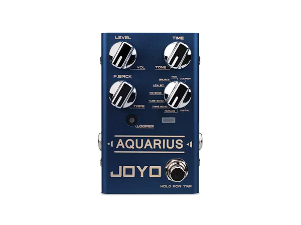 R Series R-07 Aquarius Delay and Looper Guitar Pedal By Joyo